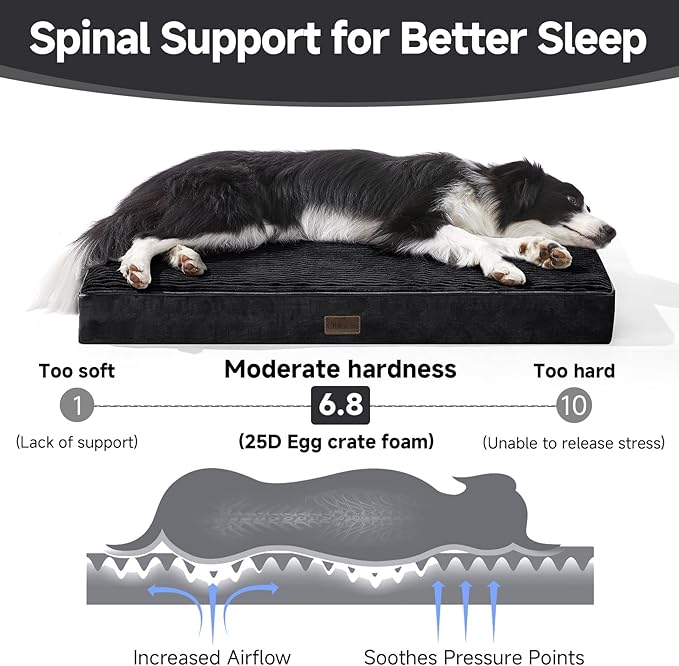 OhGeni Orthopedic Waterproof Top Surface & Machine Washable Dog Bed - Image 3