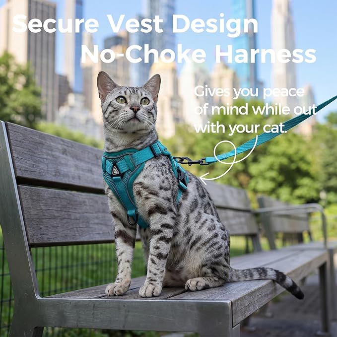 Cat Harness and Leash Set Escape Proof Tactical Extra Large Kitten Harness - Image 3
