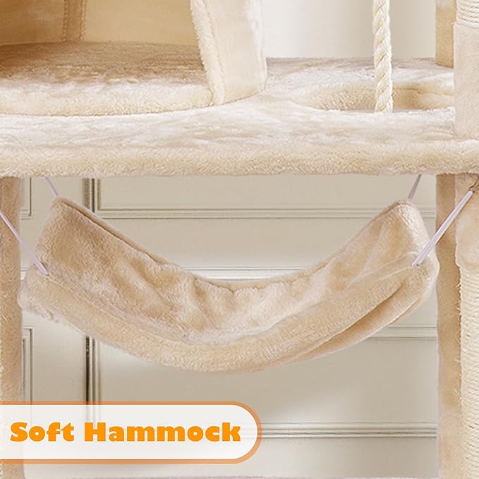 Topeakmart 62.2 inches Cat Tree - Image 6