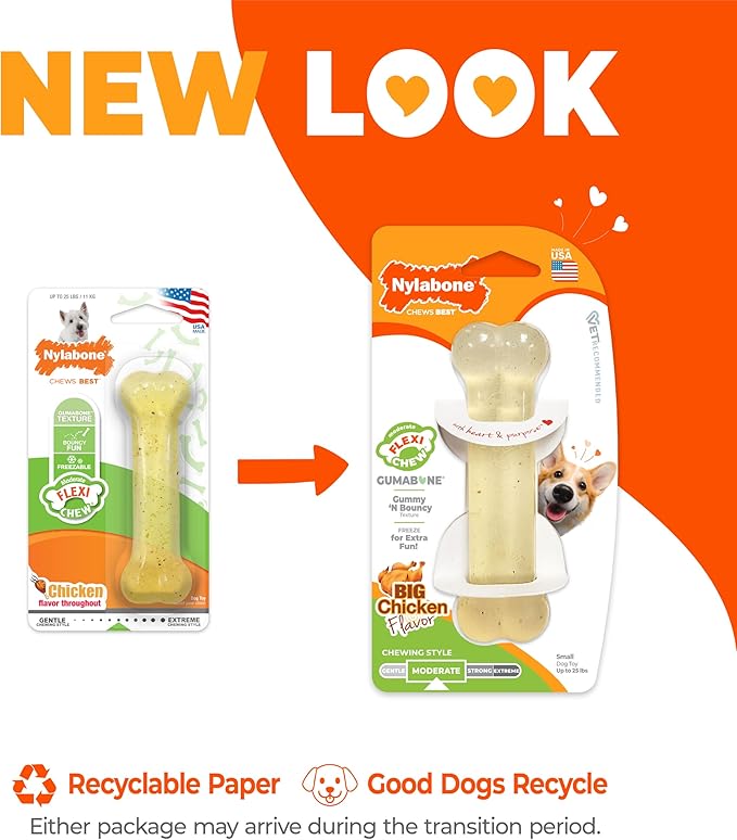 Nylabone Original Bone Flexi Chew Toy - Image 4
