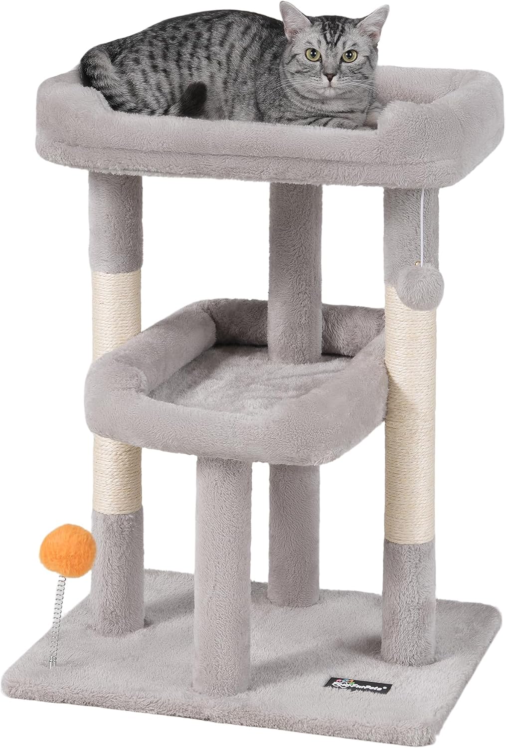 Small Cat Tree, Cat Tower for Indoor Cats, Anti-tip Kit,Kittens