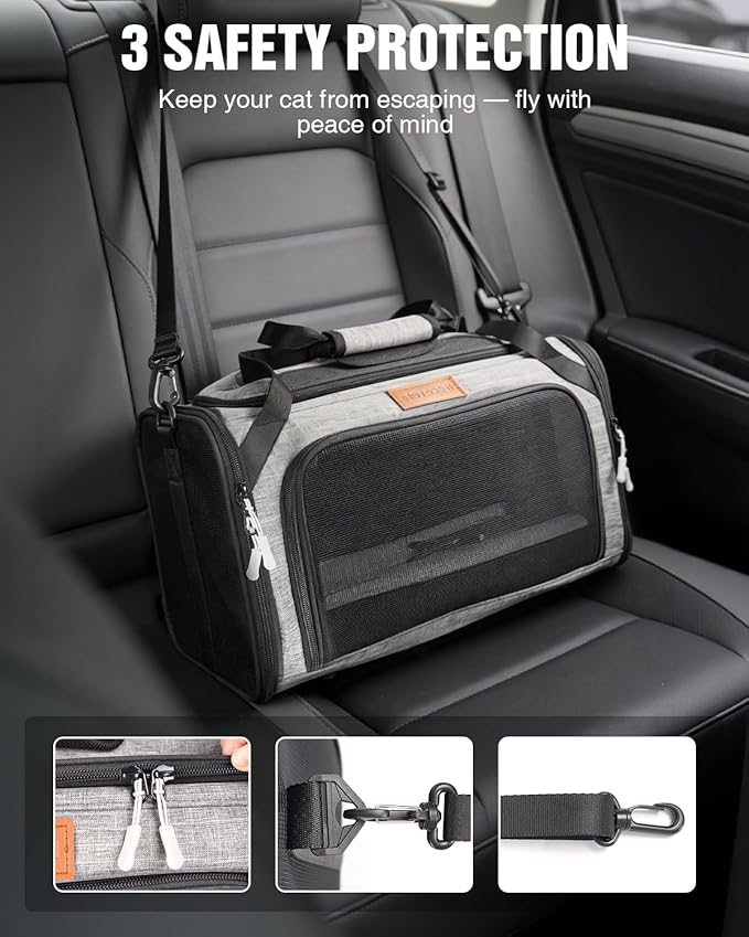 PETUX Top and Side Expandable Pet Carrier - Image 5
