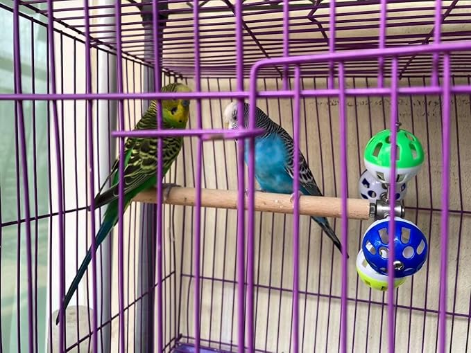 Bird Perch Toy with Rotating Balls, Parrot Stand, Spinning Perch Toy - Image 4