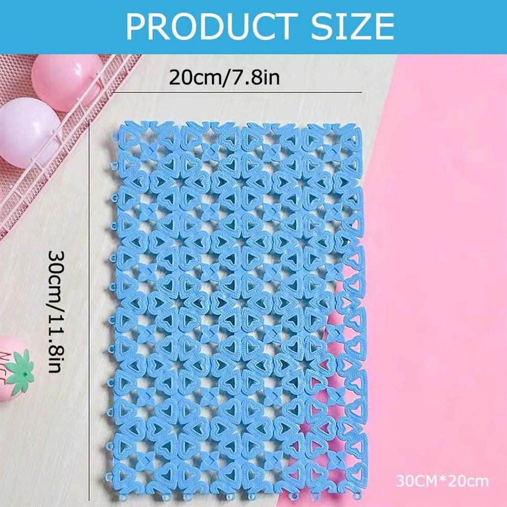 Rabbit Cage Mat Floor Plastic Mats Feet Pads for Pet Cats Dogs Bunny Hamster Rat Chinchilla Guinea Pig (6 Pack)