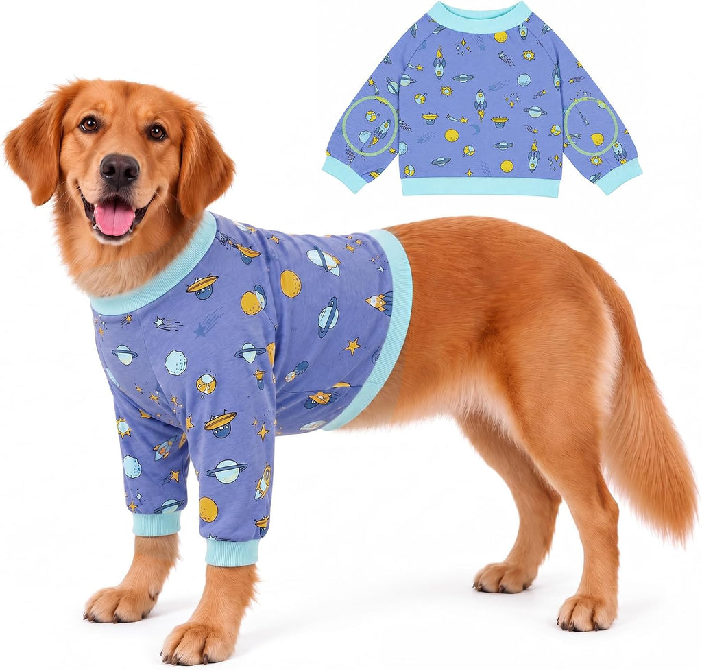 Dog Surgery Recovery Suit with Front Leg Elbow Protector
