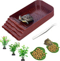 7 PCS Reptile Water Dish Bathing Pool Turtle Habitat Accessories