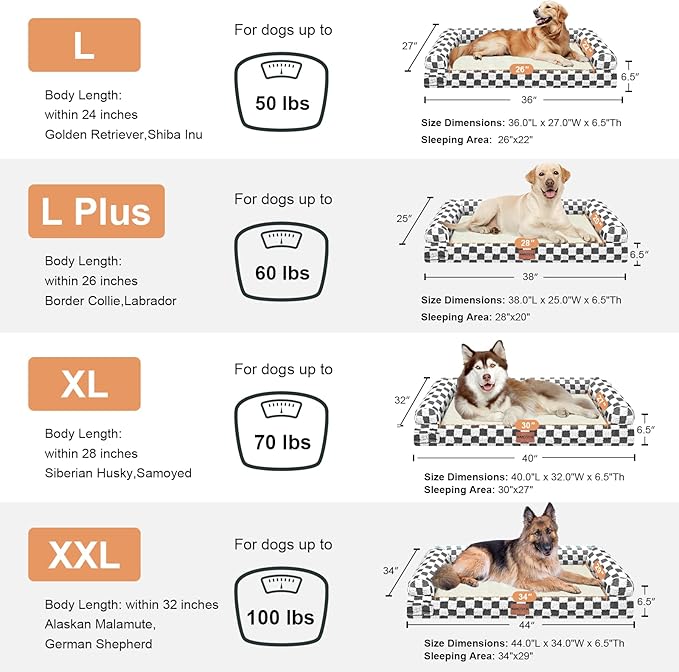 Large Dog Bed Orthopedic Washable: Beds Bolster XL Bed Medium Large Dogs Egg - Image 7