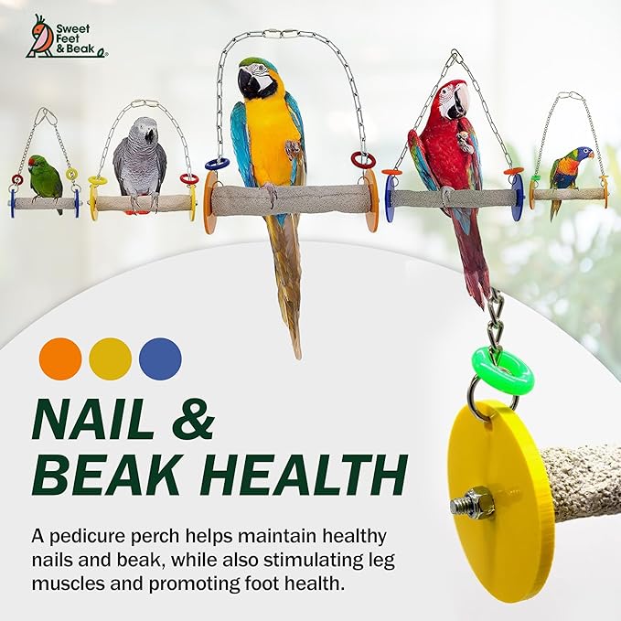 Sweet Feet and Beak Roll Bird Swing - Image 5
