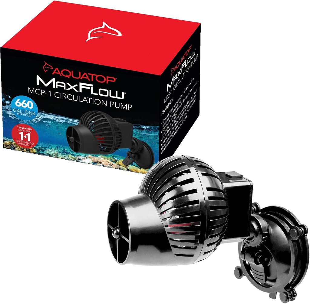 Aquatop MaxFlow Aquarium Circulation Pump 2,642 GPH - Ideal for Fish Tanks 125-250 Gallons - Powerful and Efficient Water Movement, MCP-10