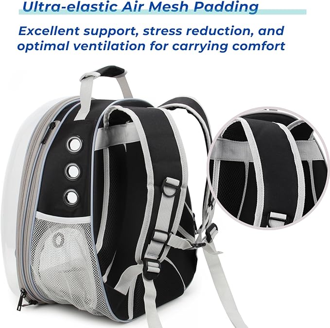 Lollimeow Cat Carrier Backpack, Expandable Bubble Pet Carrier - Image 5