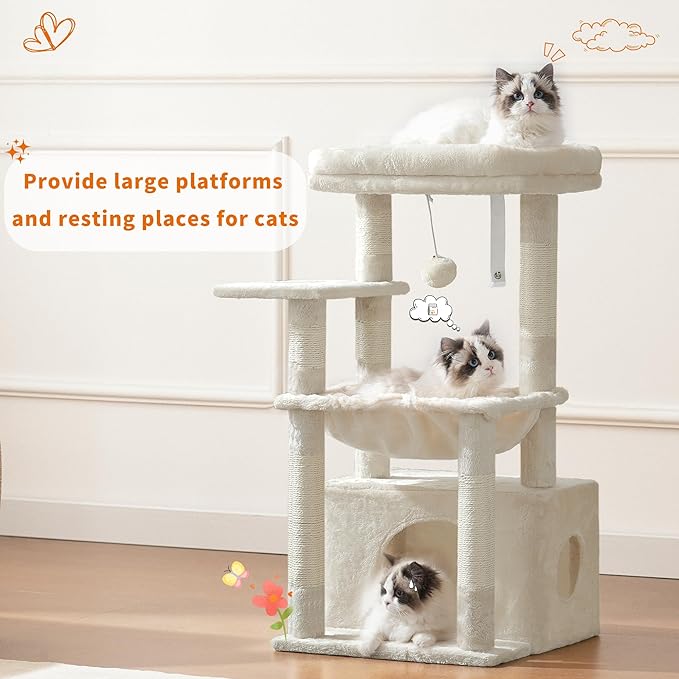 Heybly Cat Tree, Kitten Tower - Image 2