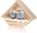 DoubleFill Cedar Dove Nesting Box Dove House Nest for Bird Pigeon Outside Doves Nesting and Roosting Platform Garden Decoration