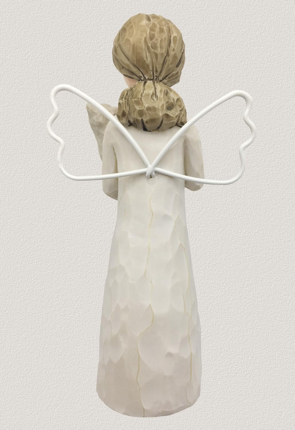 Memorial Gift Resin Angel Figurine for Cat, Grey