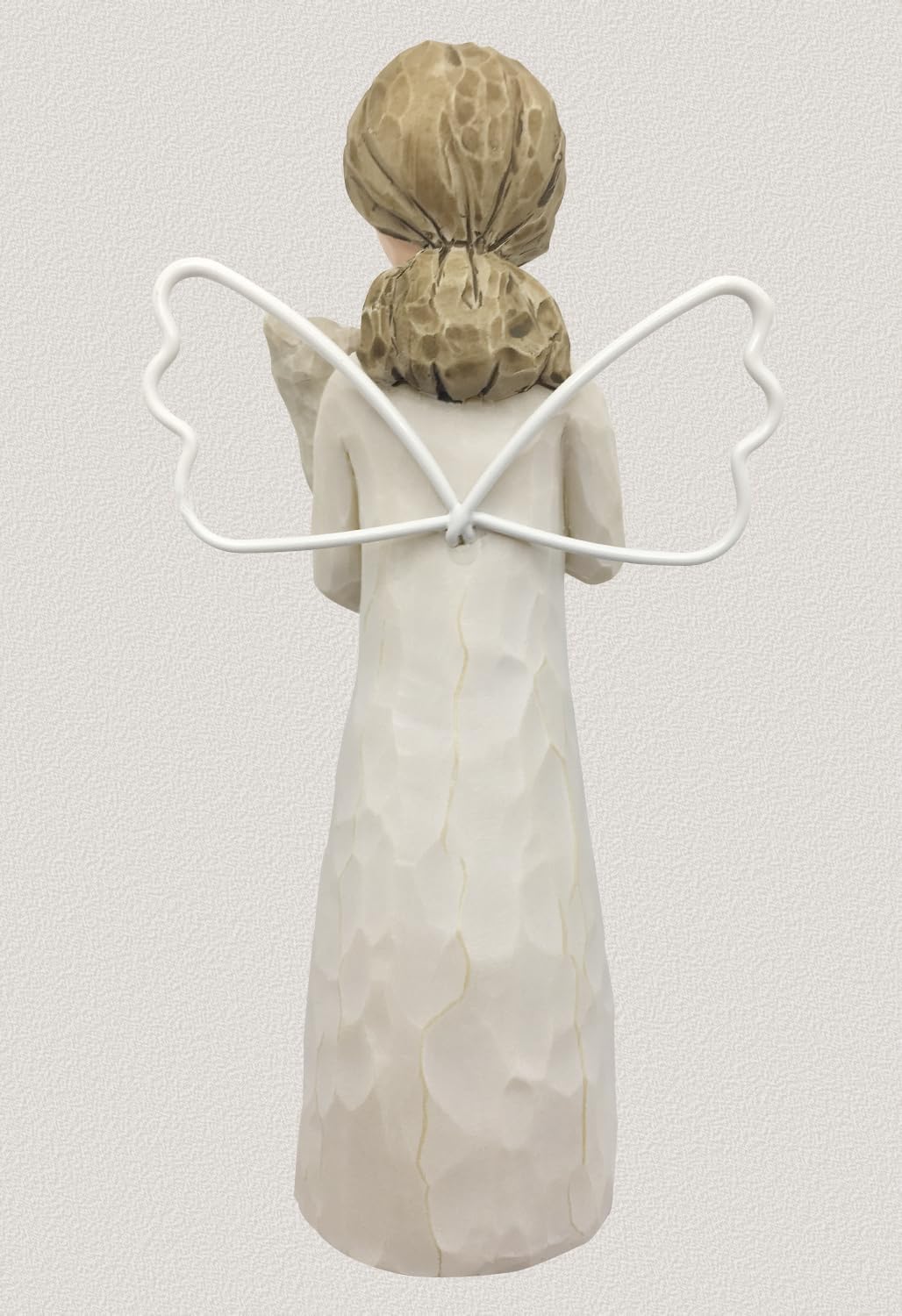 Memorial Gift Resin Angel Figurine for Cat, Grey