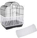 Birdcage Nylon Mesh Net Cover Guard Pet Birds Parrot Cage Seed Catcher Soft by Unknown