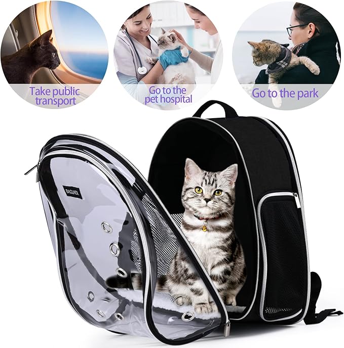 BAGLHER Cat Carrier Backpack Bubble - Image 7
