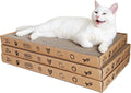 Cat Scratcher pad Lounge 3pcs 18" Corrugated Cardboard Cat Bed with Catnip