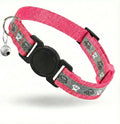 Cat Collar Breakaway, Reflective Kitten Collar by ODOKELE