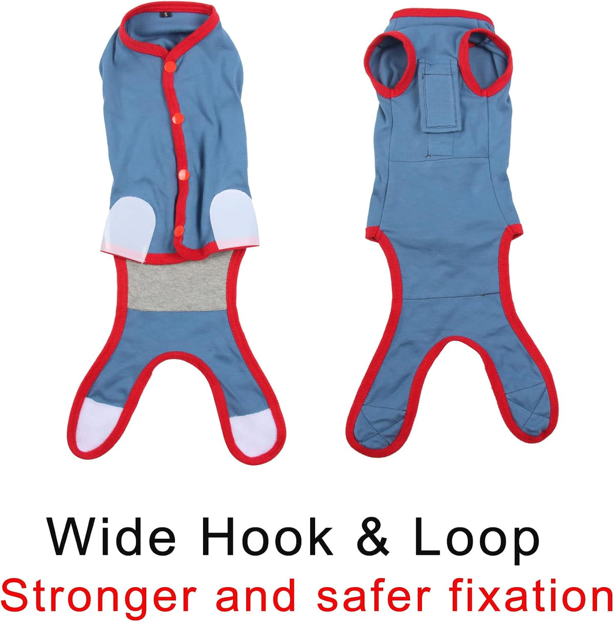 JoyDaog 2Pcs Dog Surgery Recovery Suit Substitute E-Collar & Cone,Recovery Onesie Puppy Surgical,Cat Recovery Shirt Dog Wounds Bandages Prevent Licking Dog,L