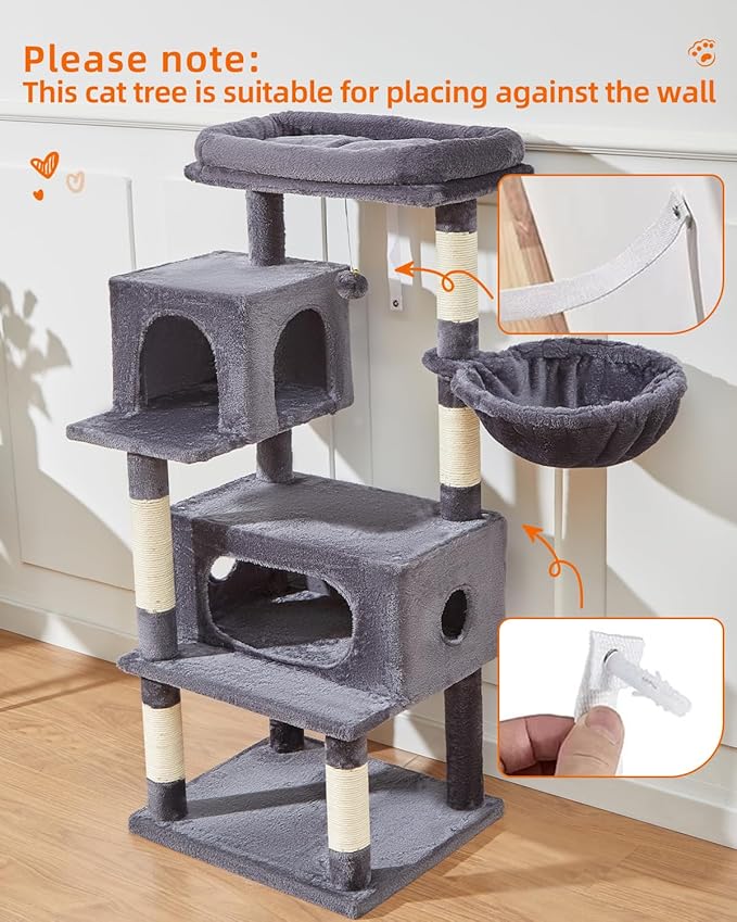 Taoqimiao Cat Tree, 49-Inch Cat Tower - Image 8