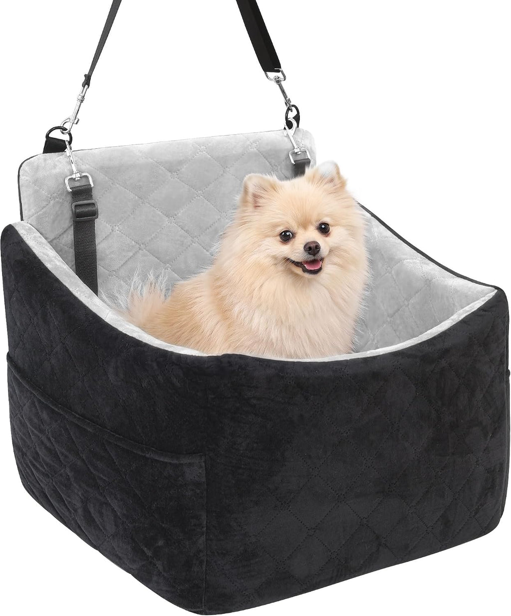 XWZO Dog Car Seats for Small Medium Dogs Under 35lbs Pet Booster Seat