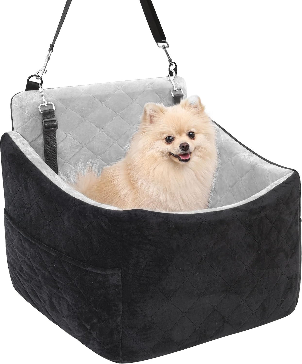 XWZO Dog Car Seats for Small Medium Dogs Under 35lbs Pet Booster Seat