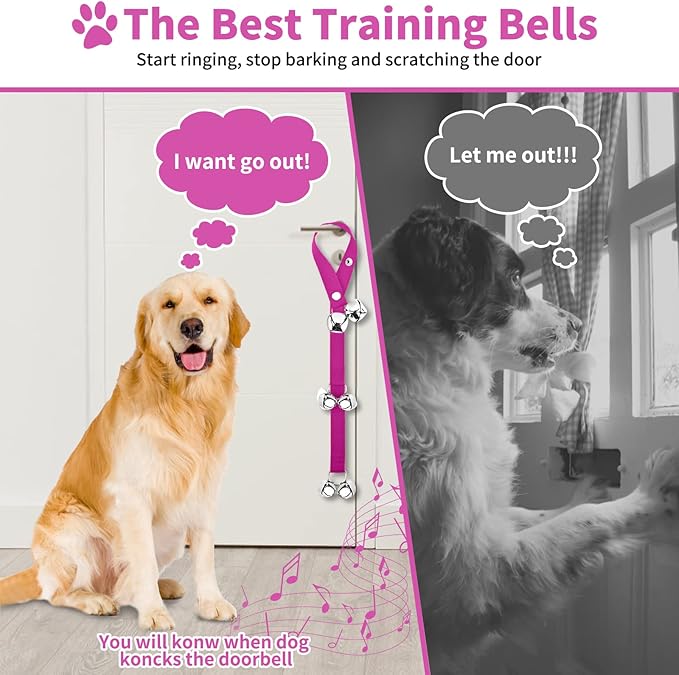 2 Pack Dog Doorbells, Pet Training Bells - Image 7