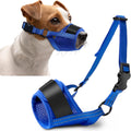Dog Muzzle, Soft No Barking Mesh Muzzles for Medium Sized Dogs Anti Chewing, Breathable No Bite Muzzle for Mini Dachshund Jack Russell, etc, Suit for Grooming Vet Visits Allows Panting Drinking