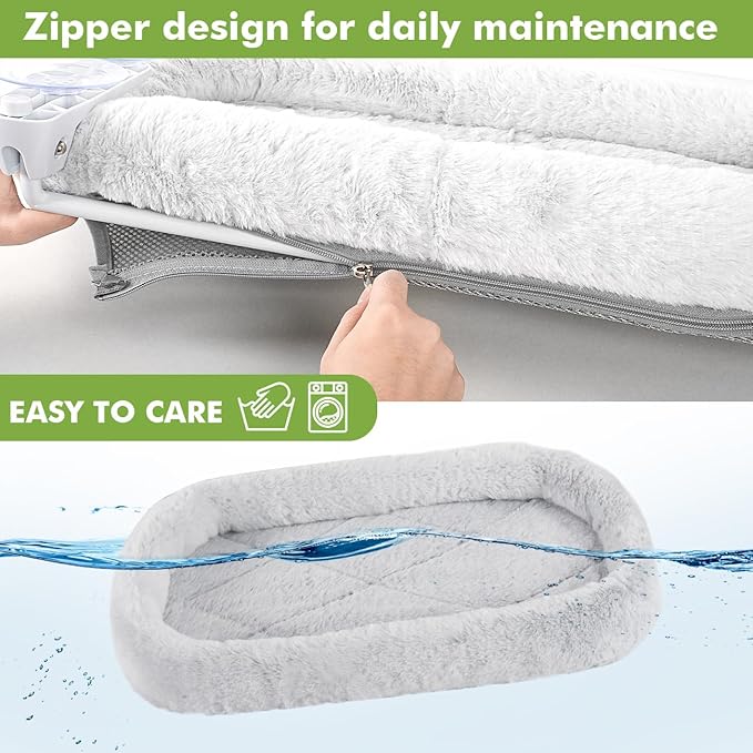 2PC Cat Window Perch with Bolster Foldable Cat Hammock Cushion Bed - Image 3