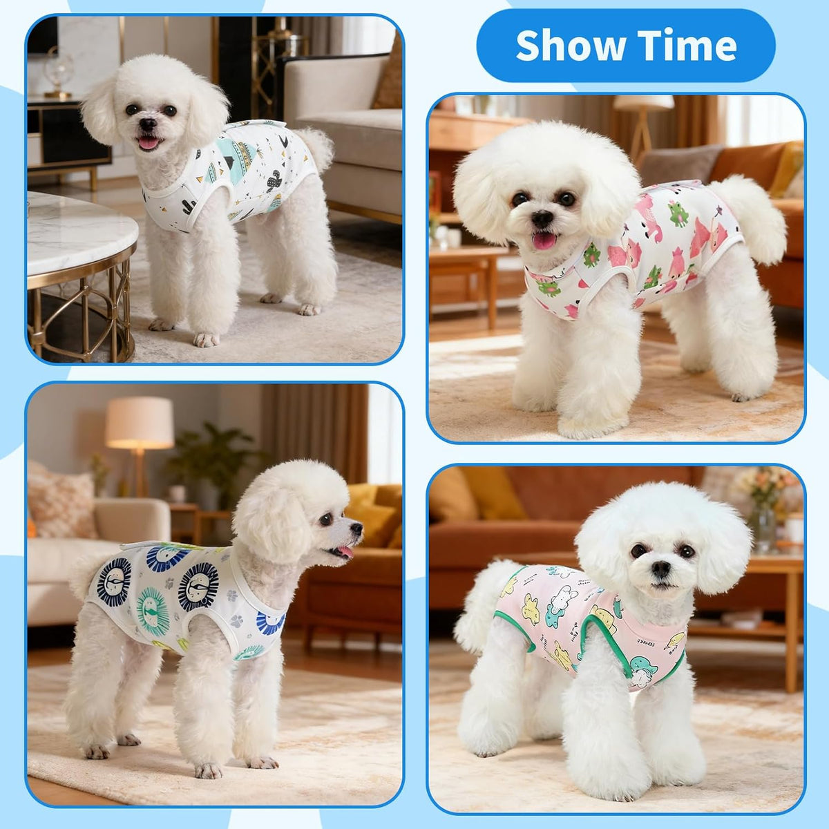 Coppthinktu Recovery Suit for Dogs After Surgery, Breathable Dog Onesie