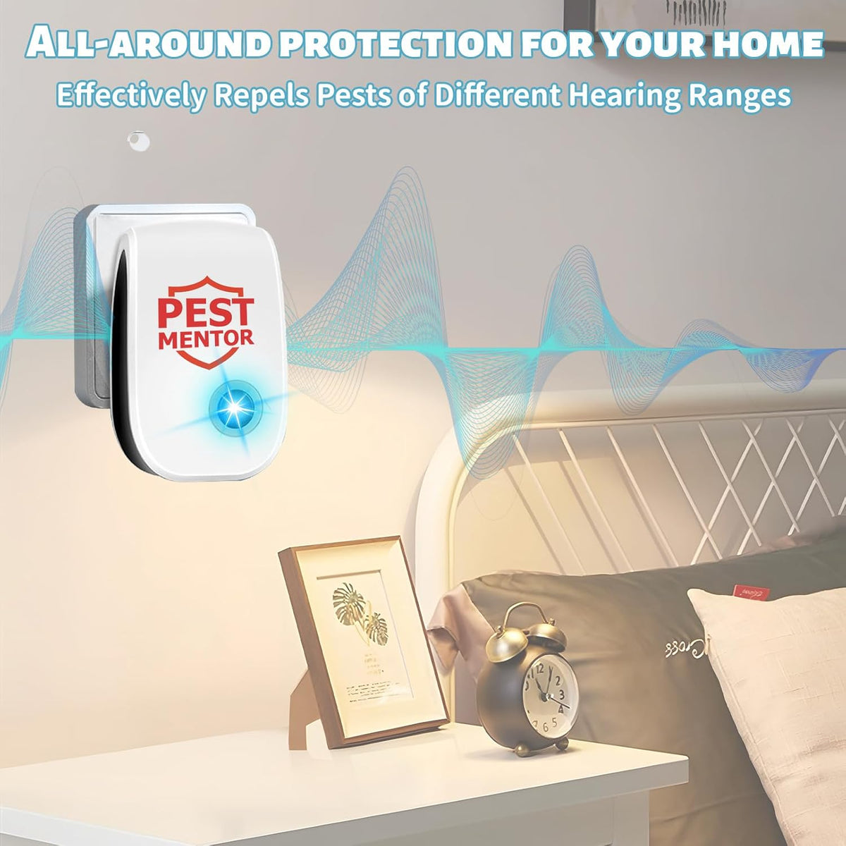 Ultrasonic Pest Repellent 10 Pack, Indoor Mouse Repeller Plug in, Electronic Pest Control for Mice, Roaches, Spiders, Ants & Mosquitoes, Whole House Protection for Home Office Warehouse
