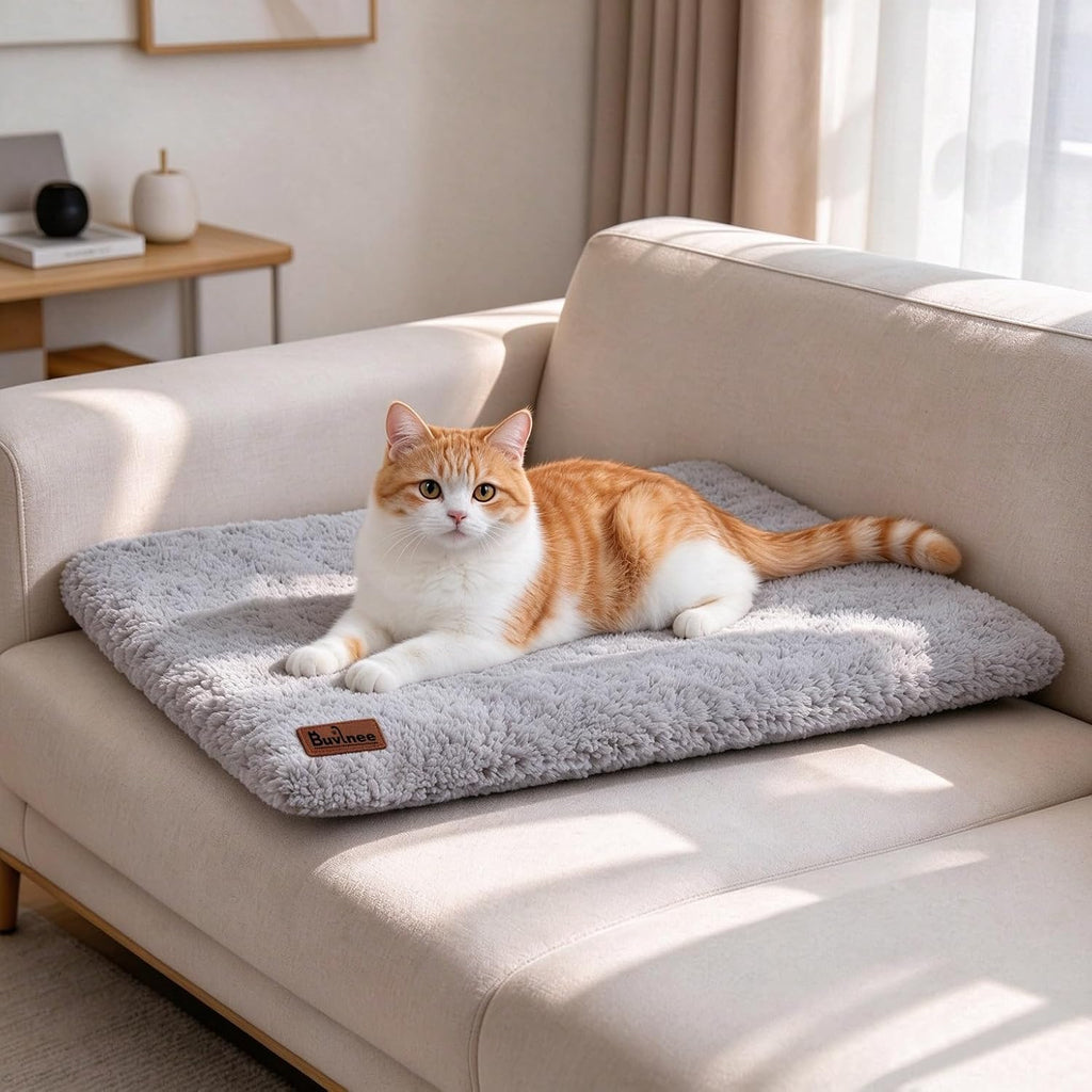 Self Warming Cat Bed, Self Heating Mat for Dog, Extra Warm Thermal Pet Pad