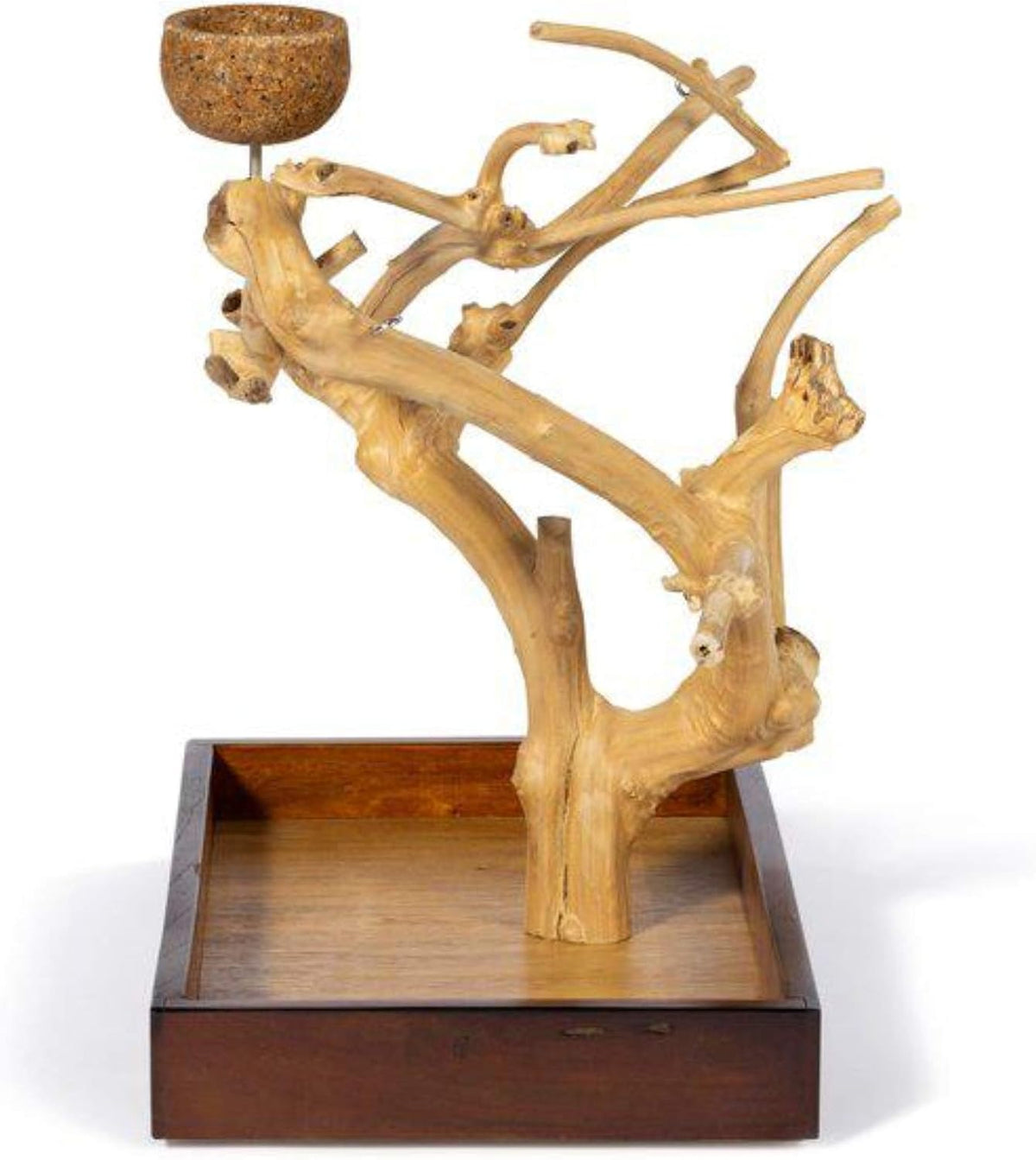 Prevue Pet Products Coffeawood Java Tree Minis Small Table Top Playstand 22633 15.8" L x 10.6" W x 18.0" H