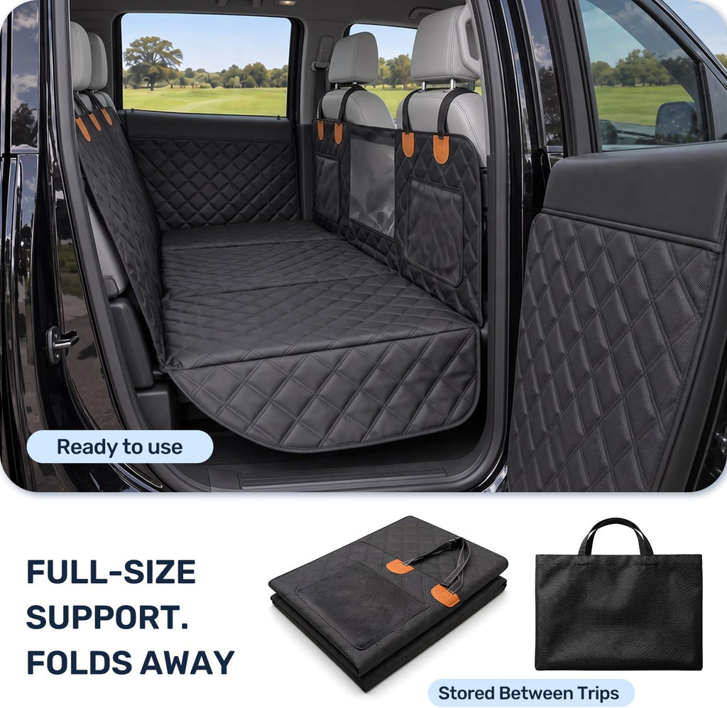 Zanch Pet Liner for Pickup Truck, Stable Hard Bottom Dog Cover