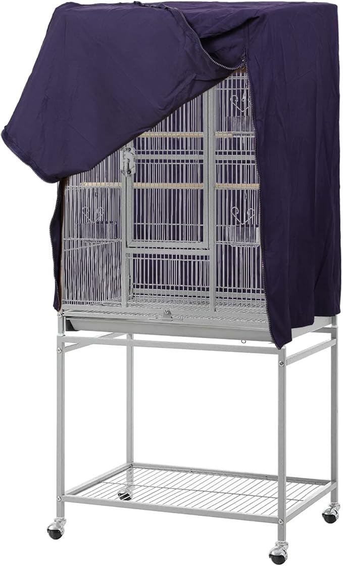QBLEEV Birdcage Covers, Breathable Parrot Cage Cover Shade, Universal Blackout by QBLEEV
