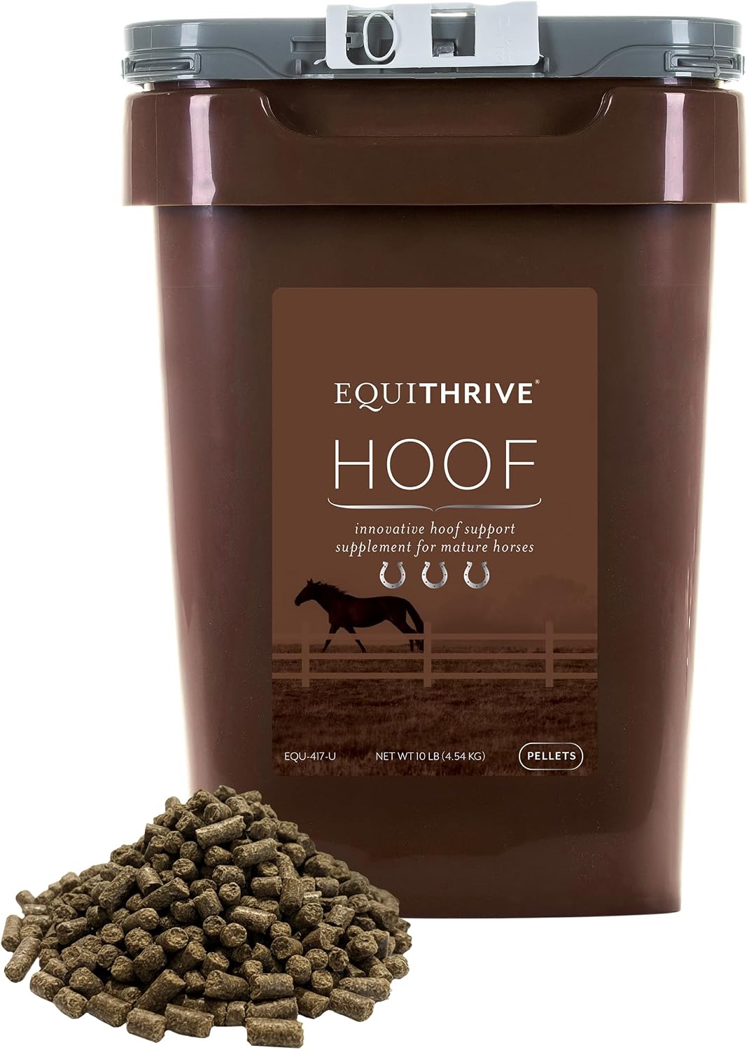 Equithrive Hoof Care Pellets Horse Supplement, 3.3 lbs