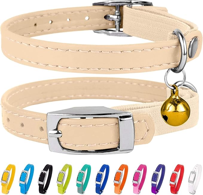CollarDirect Leather Cat Collar - Image 2