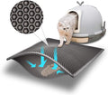 Pieviev Cat Litter Mat Double Layer Waterproof Urine Proof Trapping Mat 1 Pack) by Pieviev