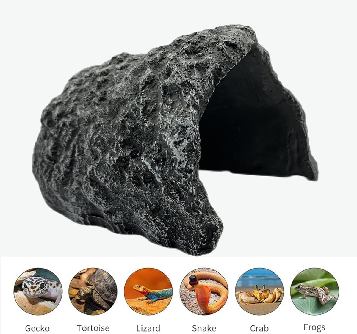 Large Realistic Rock Reptile Hide Cave