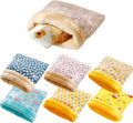 Yoxebo Hamster Sleeping Bag,Winter Soft Warm Bed Plush Small Pet Nest Snuggle Sack Hideout Pouch for Hedgehog Guinea Pig Squirrel Animals,Random Color Multi-colored 7.9x9.8 in