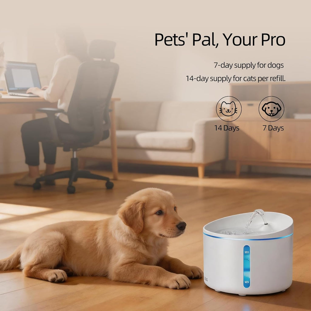 DOGNESS Water Fountain for Small Dogs or Large Cats Inside (D06)