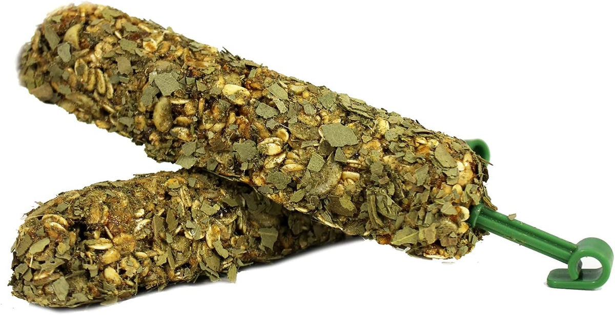 Exotic Nutrition Eucalyptus Sticks - Healthy Vitamin-Fortified Crunchy Chew Treat - Natural Treat for Sugar Gliders - Made with Eucalyptus Leaves, Oats, Fruit, Honey