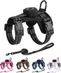 Solmoony Cat Harness & Leash Set, Black Vest Harness for Small & Medium Cat