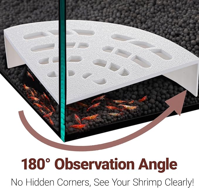 Shrimp Cave 2-Pack – Space-Saving Fan-Shaped Aquarium Cave Decor - Image 3