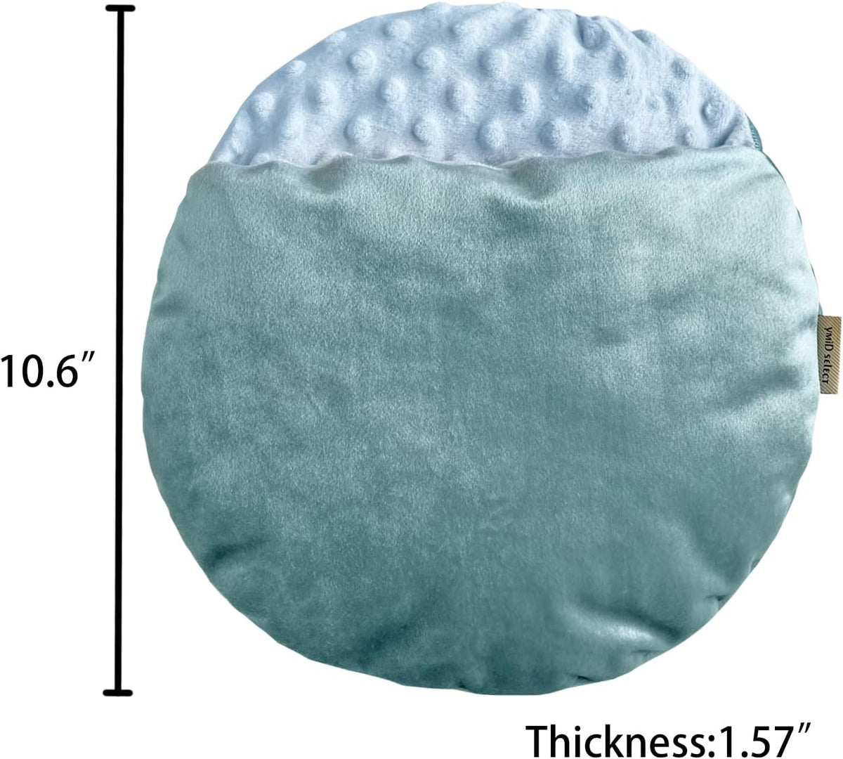 Cozy Velvet Flannel Sleeping Bag Hideout for Hedgehog, Ferret, Rat, Hamster, and Other Small Animal Bed Pouch (Blue Round)