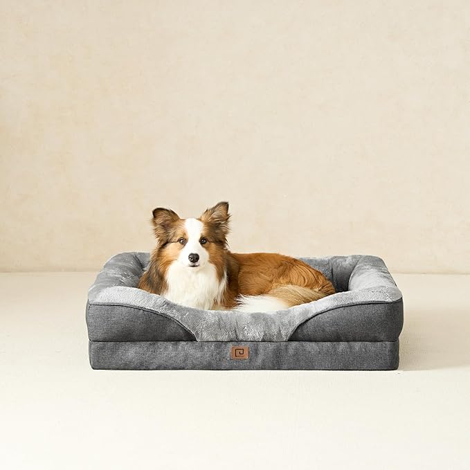 EHEYCIGA Orthopedic Dog Bed for Large Sized Dog, Waterproof Liner & Washable - Image 8