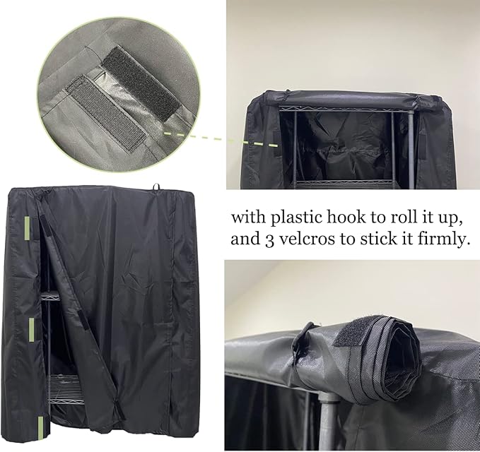 J&C Large Bird Cage Cover 420D Bird Cage Covers Heavy Duty Birdcage Cover - Image 3