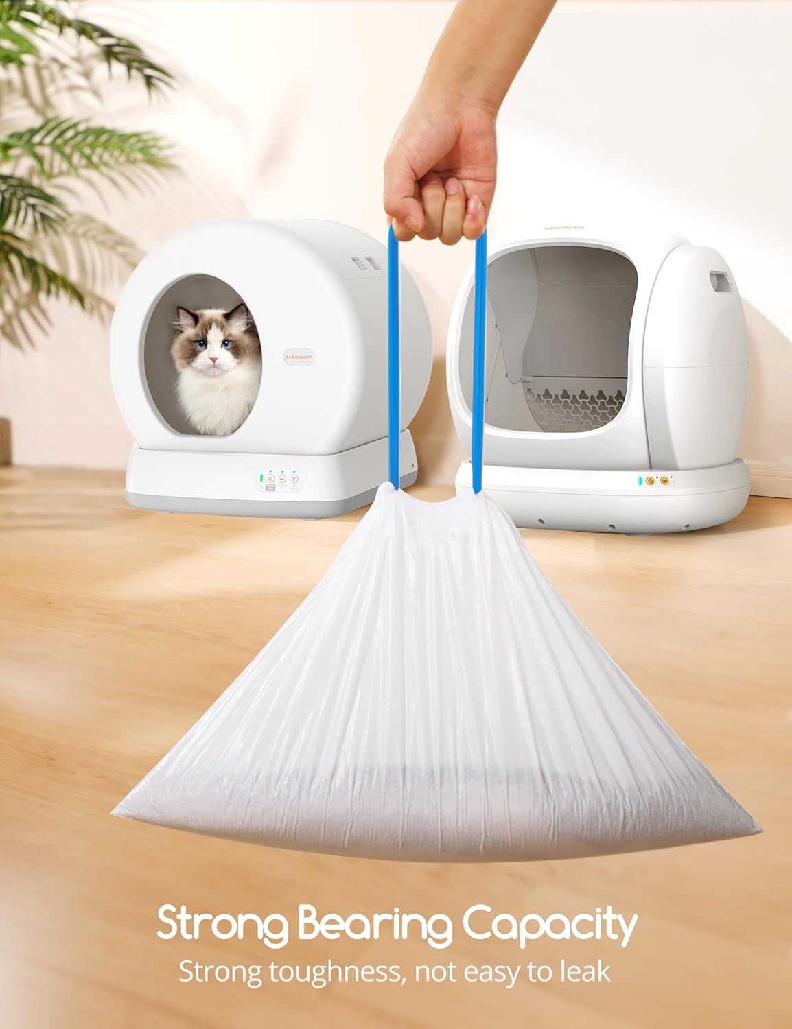 Meowant Cat Litter Box Liners for Automatic Cat Litter Box, Heavy Duty