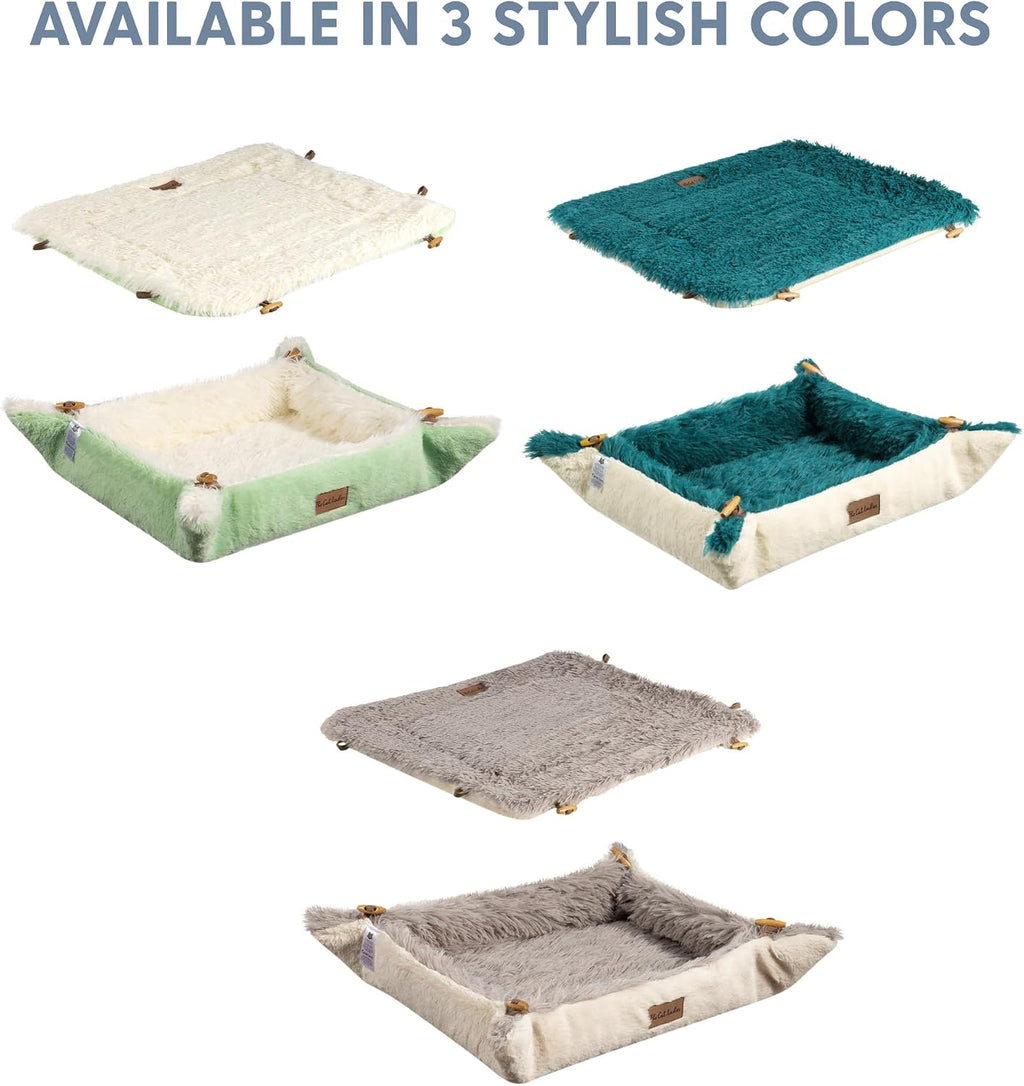 The Cat Ladies Self Warming Heated Cat Bed Mat, Light Green