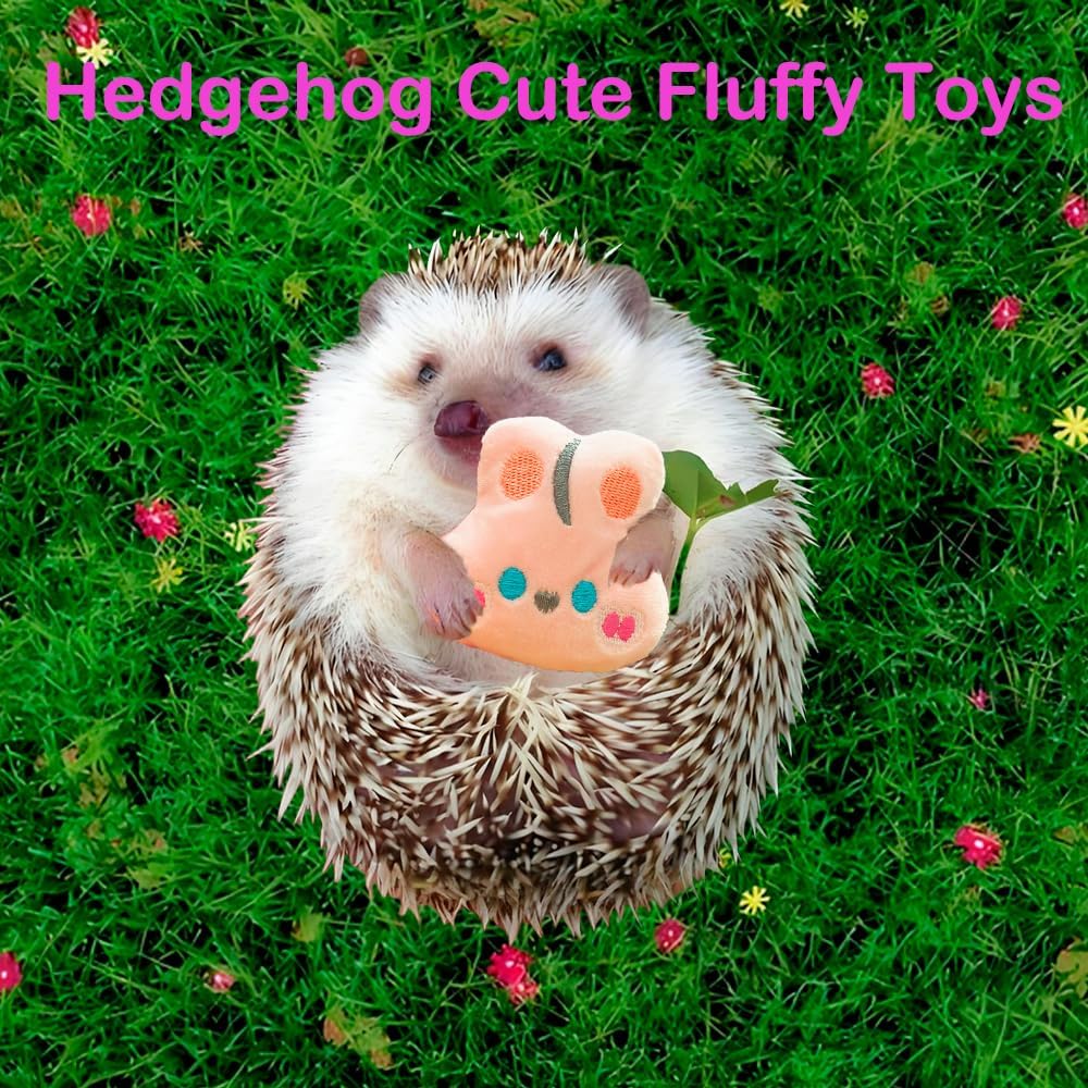 5 Pcs Hedgehog Adjustable Hammock with Hideout Tunnel Interactive Bell Ball Toys Stuffed Toy 3 Way Collapsible Small Pet Tunnels and Tubes Hedgehog Hide Hanging Bed for Cage Accessories